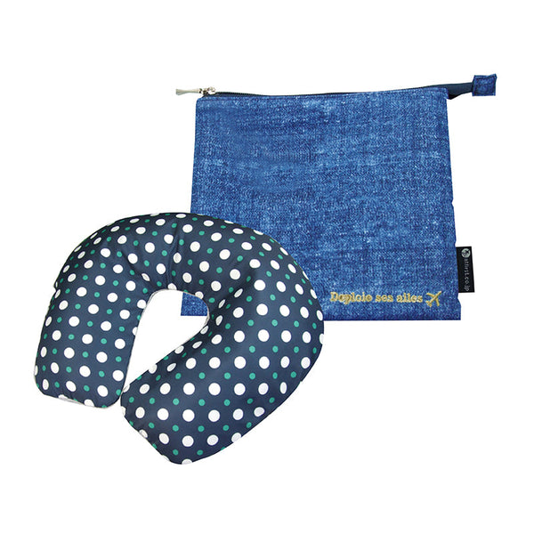 Inflatable U Shaped Travel Neck Pillow Portable Car Flight Head Rest Cushion Pillows