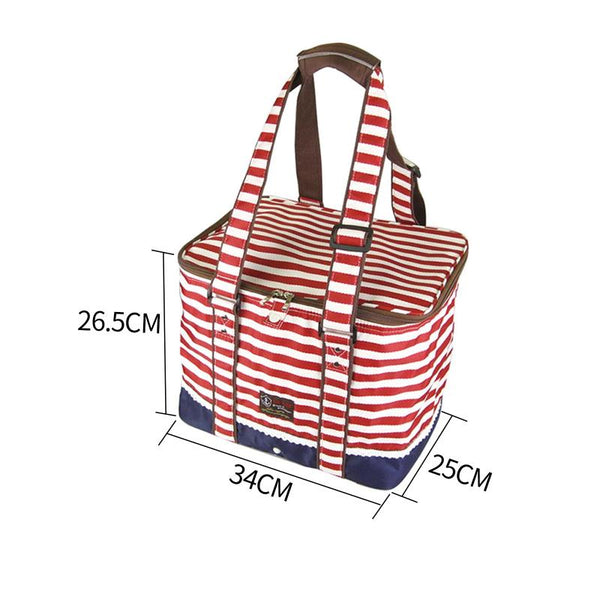 Red Insulated Picnic Bag Thermal Cooler Portable Lunch Food Tote Carry Storage Picnic Baskets & Backpacks