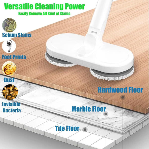 Cordless Electric Mop Cleaner 5 In 1 Floor Polisher Sweeper Washer Scrubber Mops Brooms & Scrubbers