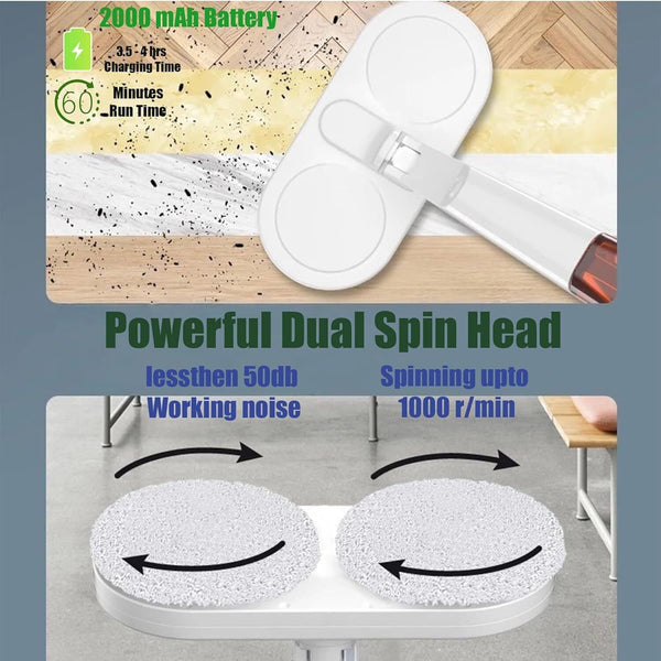 Cordless Electric Mop Cleaner 5 In 1 Floor Polisher Sweeper Washer Scrubber Mops Brooms & Scrubbers