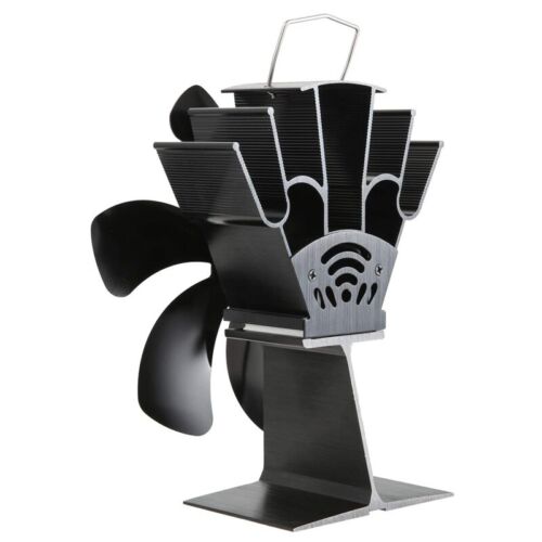 6 Blades Fireplace Stove Fan Self Powered Wood Burner Eco Fireplace & Stove Accessories