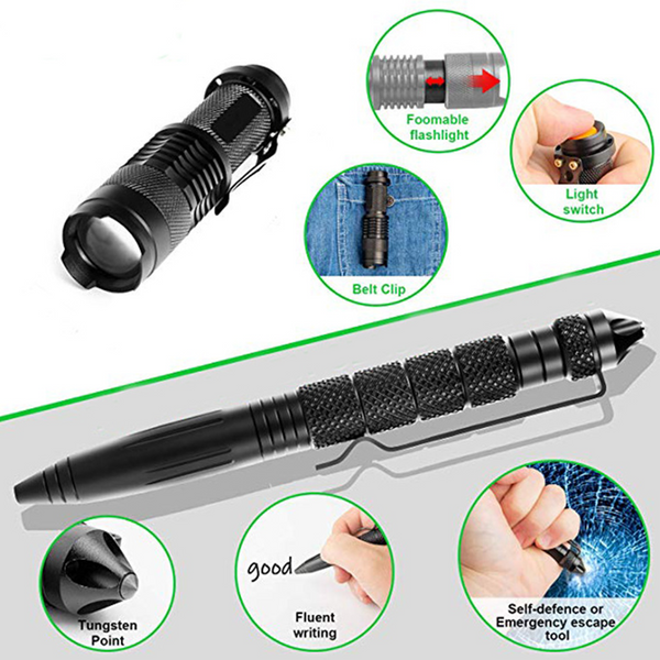 Camping Tool Emergency Survival Equipment Set Outdoor Sport Tactical Hiking Kit Other Emergency Equipment