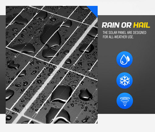 12V 130W Mono Solar Panel Kit Caravan Home Off Gird Battery Charging Power Solar Panels & Kits