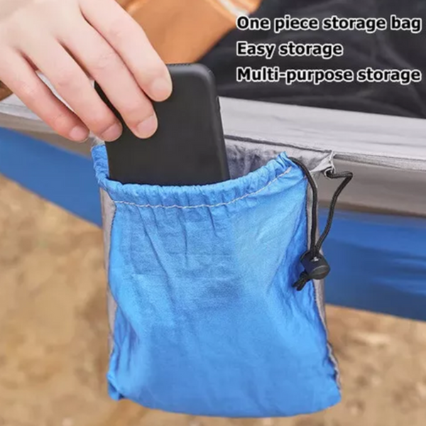 Outdoor Camping Hammock Lightweight 260X140cm Portable Travel Darkblue Hammocks