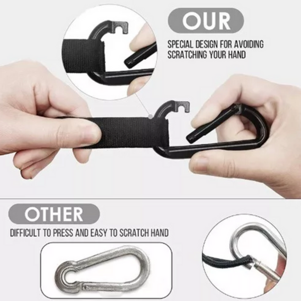 Outdoor Camping Hammock Lightweight 260X140cm Portable Travel Grey Hammocks