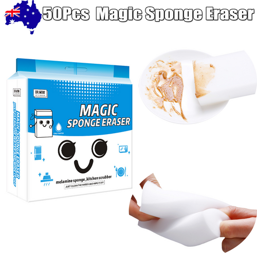 50 Pcs Magic Sponge Eraser Foam Cleaner For Kitchen And Home Tools Sponges & Scourers