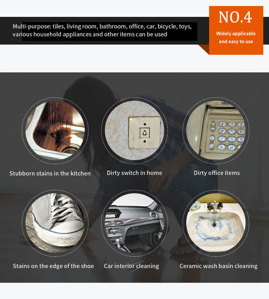 50 Pcs Magic Sponge Eraser Foam Cleaner For Kitchen And Home Tools Sponges & Scourers