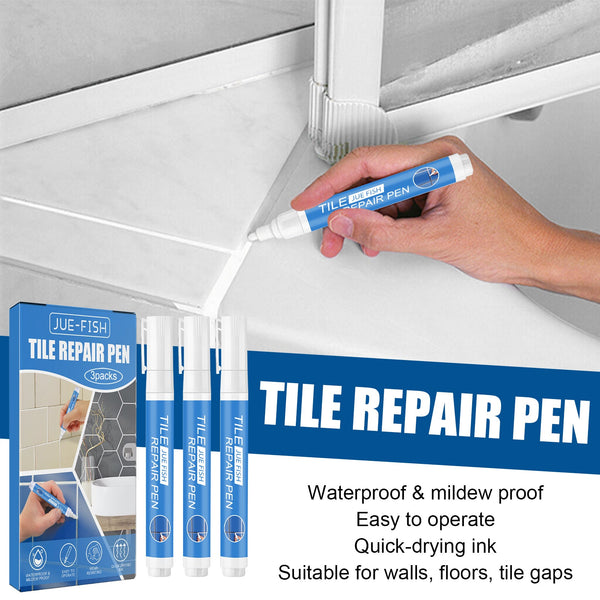 Jue Fish Tile Repair Pen Waterproof Mildew Resistant For Bathroom Floor Crevices Tiling Accessories
