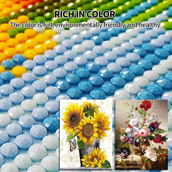 3Pcs 5D Glue Art Set Adults Kids Diy Gift 40X30cm Diamond Painting Kits