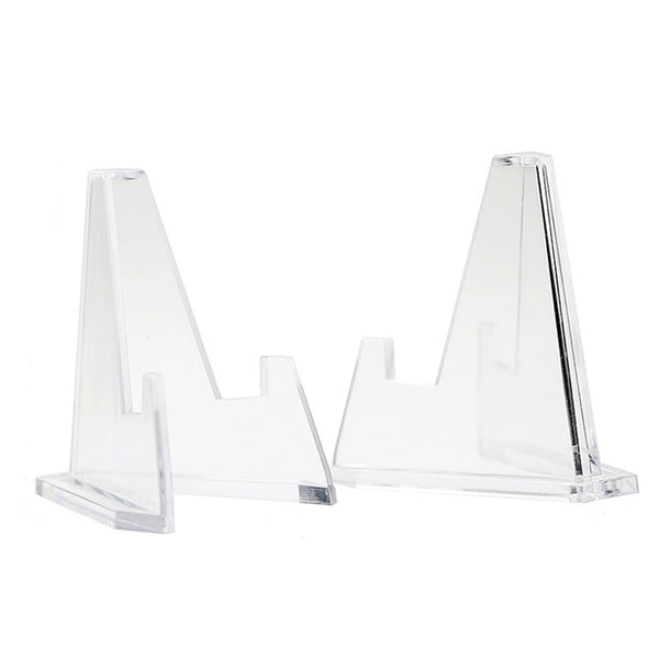 20 Acrylic Clear Stands For Trading Card Psa Pokemon Holders Display Stands