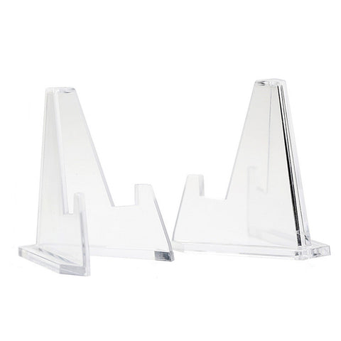 20 Acrylic Clear Stands For Trading Card Psa Pokemon Holders Display Stands