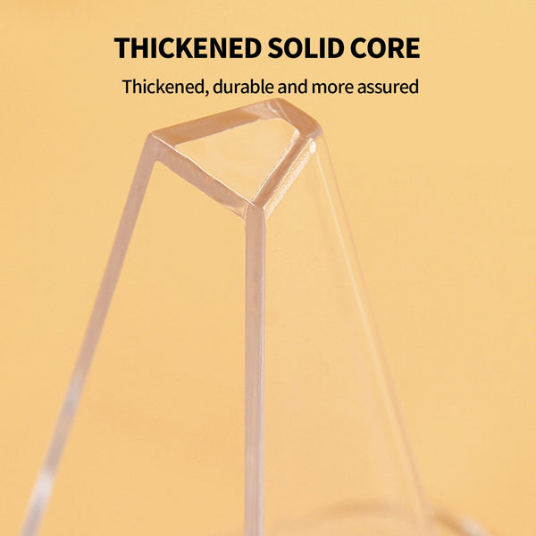 12 Pcs L Shaped Acrylic Clear Stands For Trading Cards Display Stands