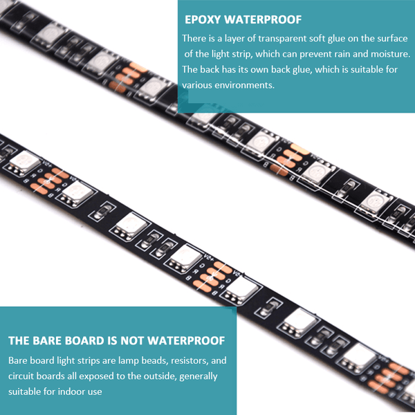 Rgb Led Strip Lights 5050 Waterproof Usb Bluetooth For Pet Care String Lights