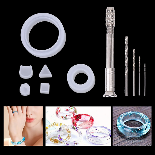 93Pcs/Set Resin Mold Epoxy Dropper Spoon Powder Kit Craft Tool Crafting Tools
