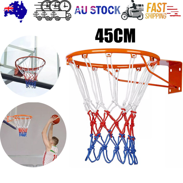 45Cm Basketball Ring Hoop Net Wall Mounted Outdoor Hanging Basketball Backboards