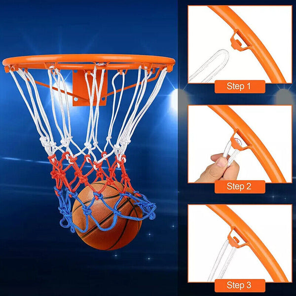 45Cm Basketball Ring Hoop Net Wall Mounted Outdoor Hanging Basketball Backboards