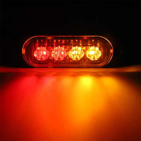 10X Led Clearance Side Marker Lamp Red Amber Truck Trailer Caravan Lorry Lights