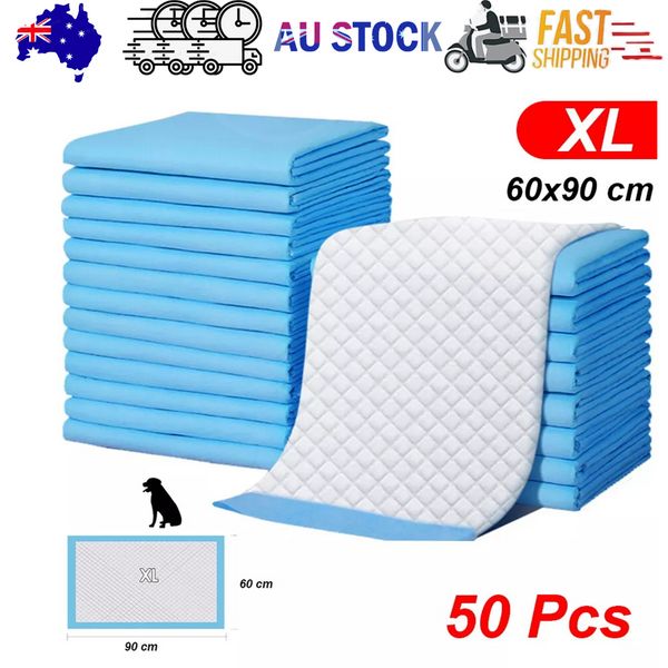 50Pcs Pet Training Pads Puppy Toilet Dog Pee Indoor 60X90cm Super Absorbent Puppy Training Pads