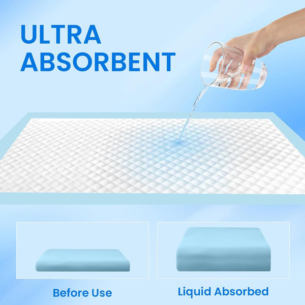 50Pcs Pet Training Pads Puppy Toilet Dog Pee Indoor 60X90cm Super Absorbent Puppy Training Pads