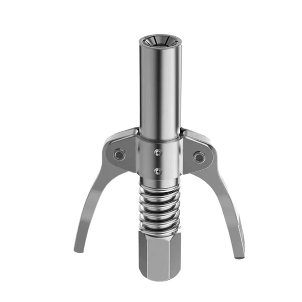 Grease Gun Coupler High Pressure Quick Release Lock Nozzles With Hose For 1/8"Npt Grease Guns