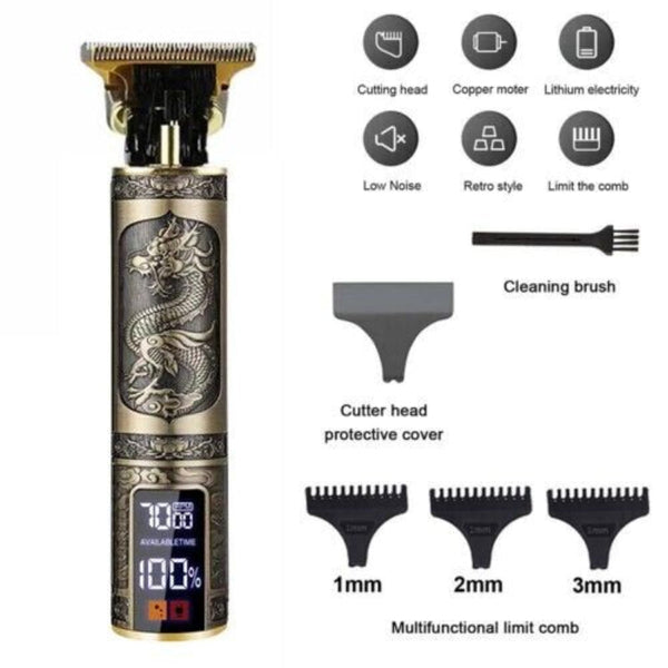 Men's Cordless Hair Clippers And Beard Trimmers Electric Grooming Machine Clippers & Trimmers