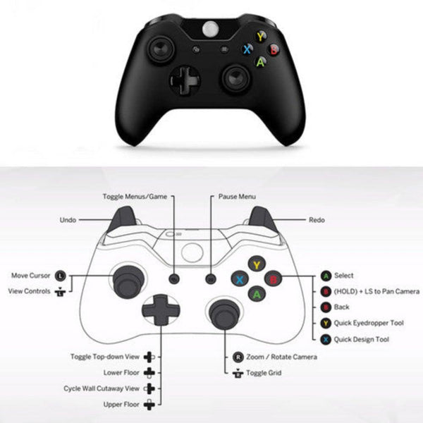 Bluetooth Wireless Game Gamepad Controller For Microsoft Xbox One Series Pc Controllers & Attachments