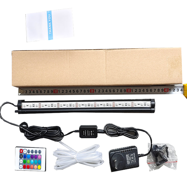 38Cm Led Aquarium Submersible Air Bubble Rgb For Fish Tank Underwater Lights