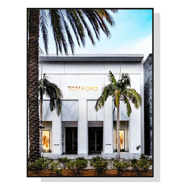 50Cmx70cm Fashion Store Black Frame Canvas Wall Art
