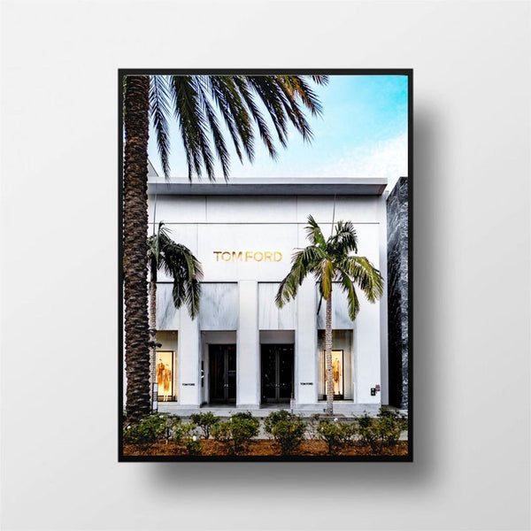 50Cmx70cm Fashion Store Black Frame Canvas Wall Art