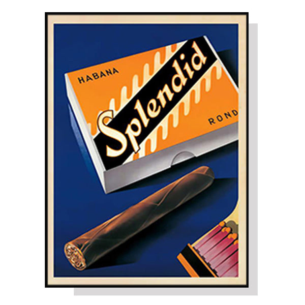 90Cmx135cm Splendid Black Frame Canvas Wall Art