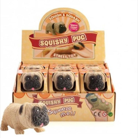 Mdi Squishy Pug Toy Squeezable Stress Relievers