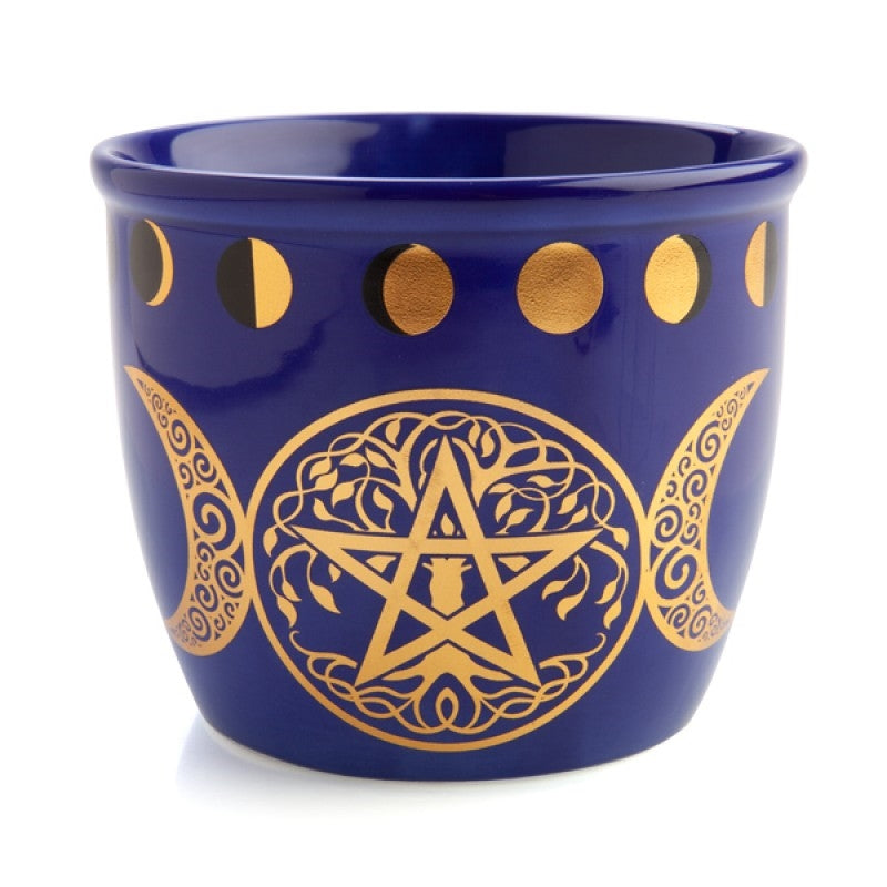 Smudge Bowl: Wild Scents Pentacle Ceramic Decorative Plates & Bowls