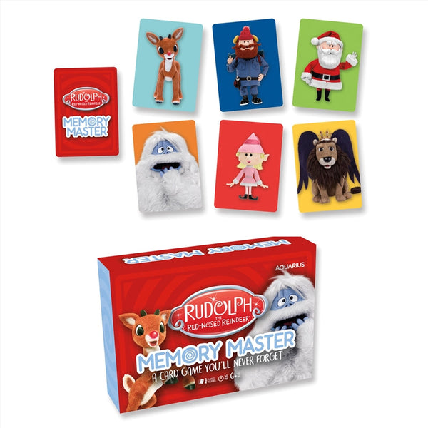 Memory Master Card Game Rudolph The Red Nosed Reindeer Edition Family Card Games