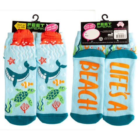 Mdi Sea Animals Feet Speak Socks