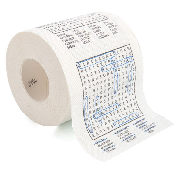 Word Search Toilet Paper Toilet Paper Holders & Storage