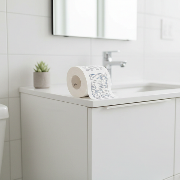 Word Search Toilet Paper Toilet Paper Holders & Storage