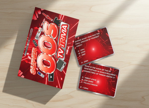 Super 00S Tv Trivia Cards Family Card Games