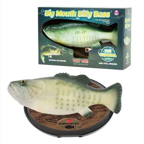 Faux Fish Audio Video Animated Singing Toy With Mouth Synchronisation Musical Toys