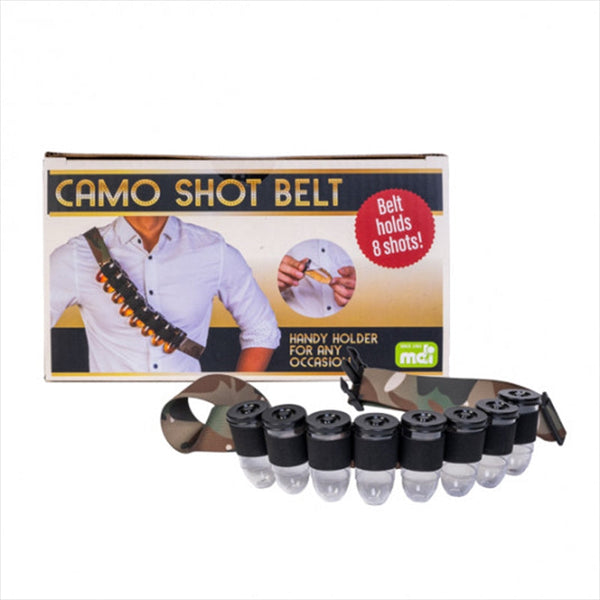 Shot Belt Camo Party Gags & Tricks