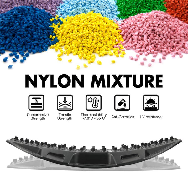 X Bull Mini Traction Boards Sand Mud Snow 4Wd 4X4 Vehicle 1 Pair Black Recovery Tracks