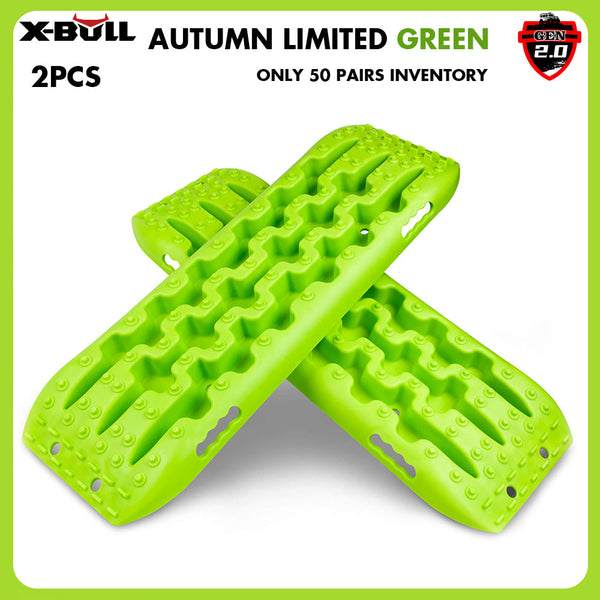 X Bull Boards 10T 2Pcs Truck Snow Mud 4Wd Offroad Gen2.0 91Cm Green Recovery Tracks