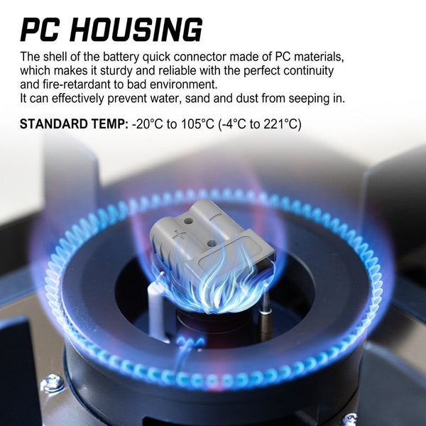 X Bull 10X Anderson Plug Style Connectors 50Amp 6Awg 12 24V Dc Power Tool Wire & Cable Connectors