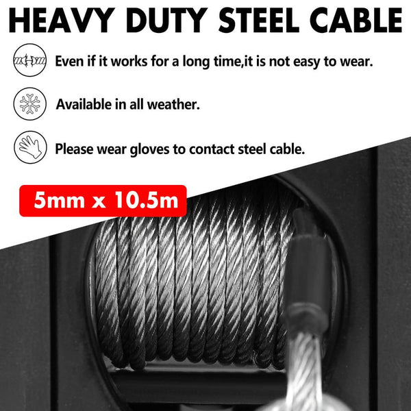 X Bull 5000Lbs Electric Boat Winch 12V Portable Detachable Marine Ship Trailer Tow Bars & Winches