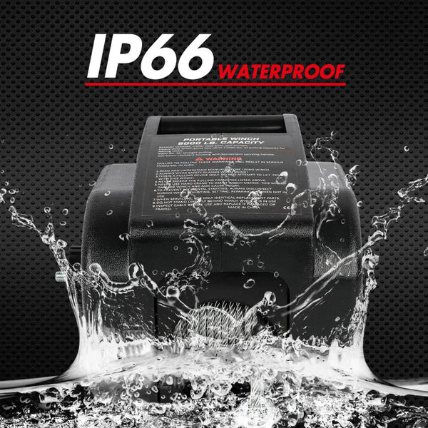 X Bull 5000Lbs Electric Boat Winch 12V Portable Detachable Marine Ship Trailer Tow Bars & Winches