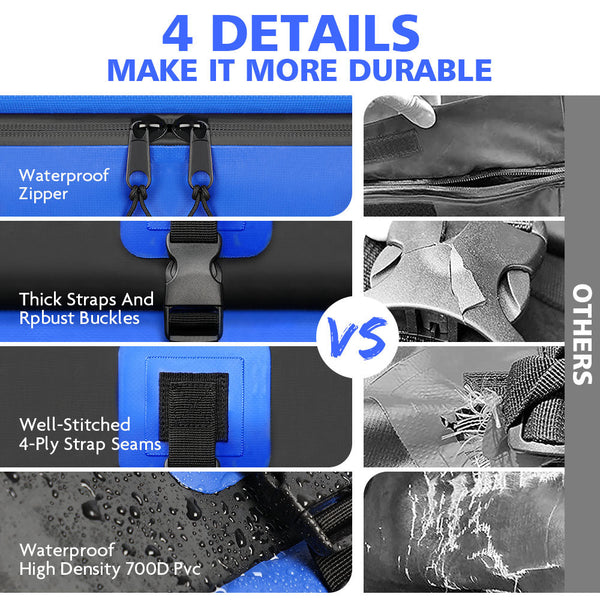 X Bull Waterproof Car Roof Cargo Bag 595L Top Rack Carrier Luggage Storage Cube Roof Racks