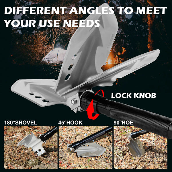X Bull Folding Shovel Outdoor Camping Survival Tools Multifunction Military Shovels
