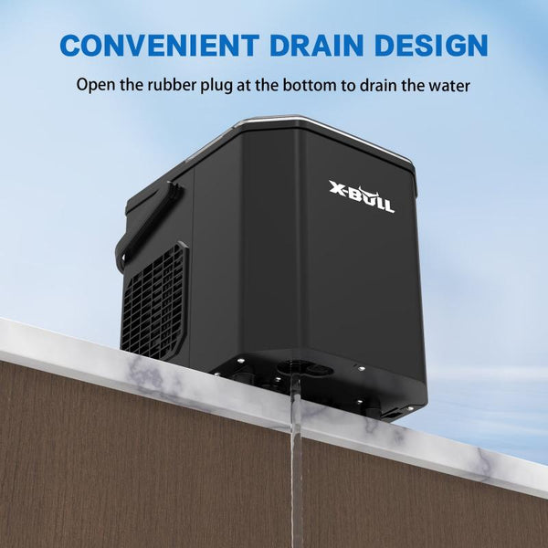 X Bull Ice Maker Machine 2.2L Portable Cube Tray Bar Countertop Party Commercial Countertop Ice Makers