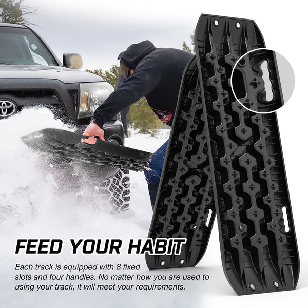 X Bull Recovery Tracks Sand Kit Carry Bag Mounting Pin Sand/Snow/Mud 10T 4Wd Black Gen3.0 Other Auto Tools & Supplies