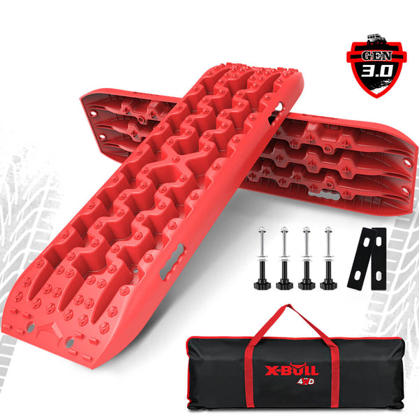 X Bull Recovery Tracks Sand Kit Carry Bag Mounting Pin Sand/Snow/Mud 10T 4Wd Red Gen3.0 Other Auto Tools & Supplies