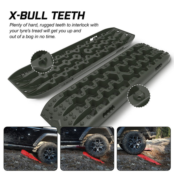 X Bull Recovery Tracks Sand Kit Carry Bag Mounting Pin Sand/Snow/Mud 10T 4Wd Olive Gen3.0 Other Auto Tools & Supplies